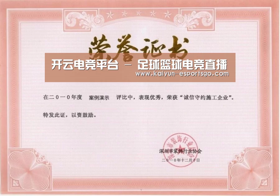 荣誉证书二